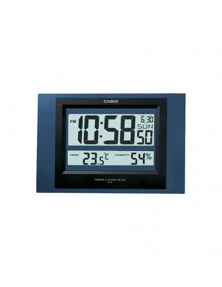 Casio ID-16S-2DF Auto Calendar Thermo Hygrometer Temperature Wall Desk clock gallery