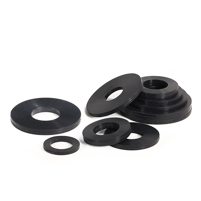 Solid Neoprene Rubber Washers 9-56mm Flat Round Ring Washers Seal Gaskets 1/8-2" gallery