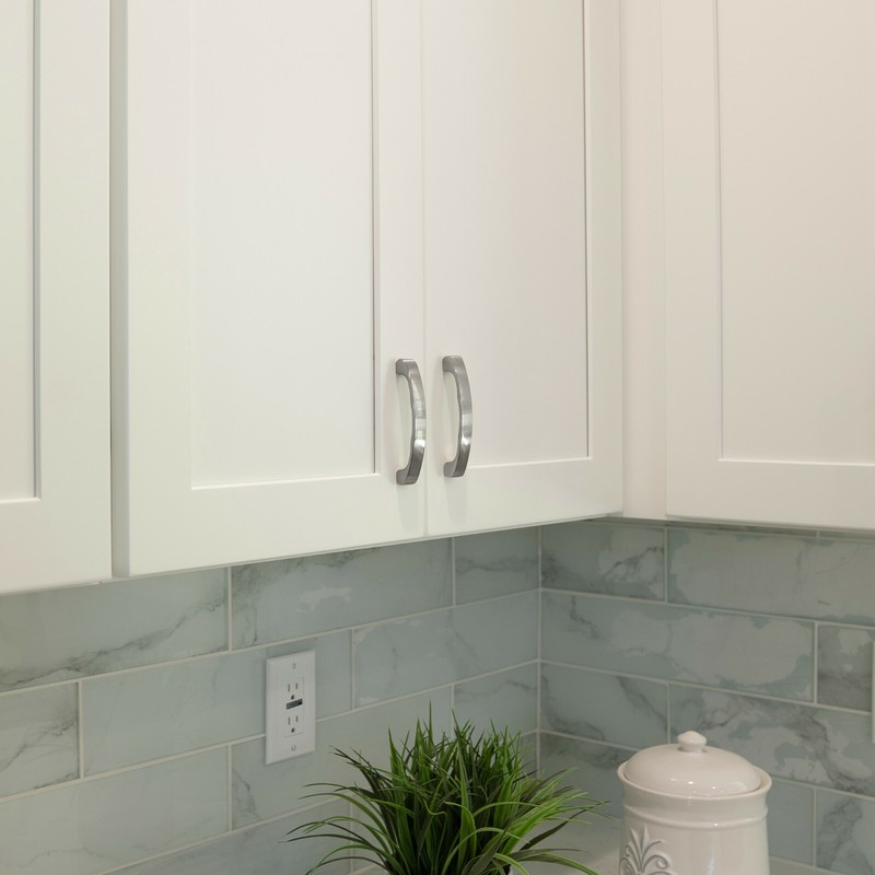 4-6 inch Brushed Nickel Cabinet Pulls Drawer Handle Kitchen Hardware Vanity gallery