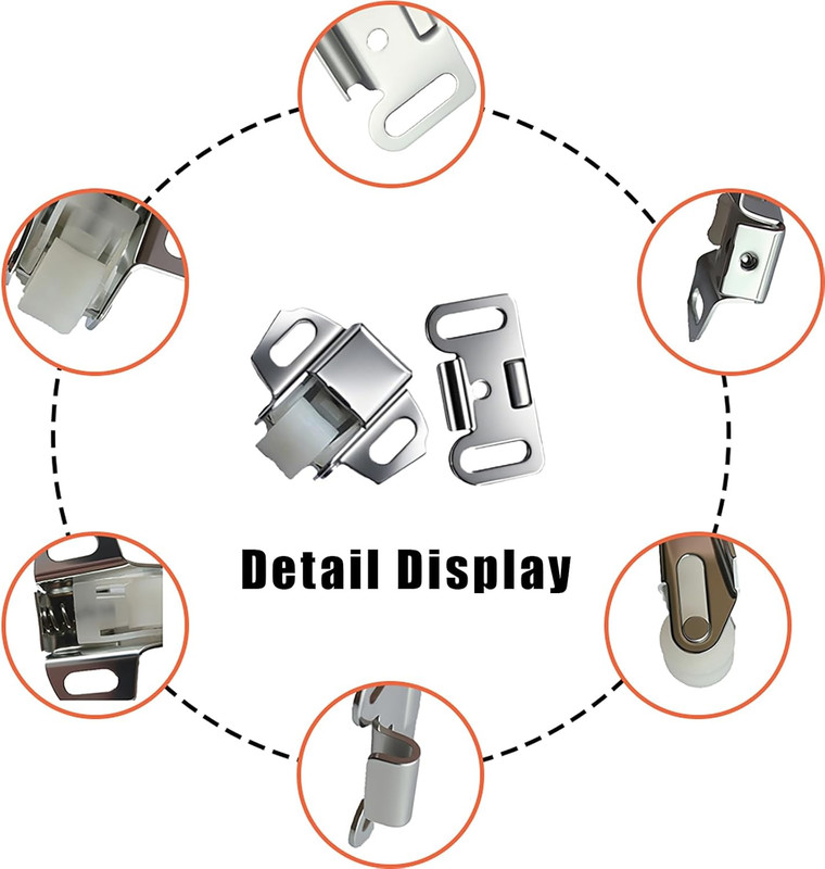 Mailbox Replacement Roller Catch Latch - 2 Packs RV Screen Door Locks Shower,... gallery