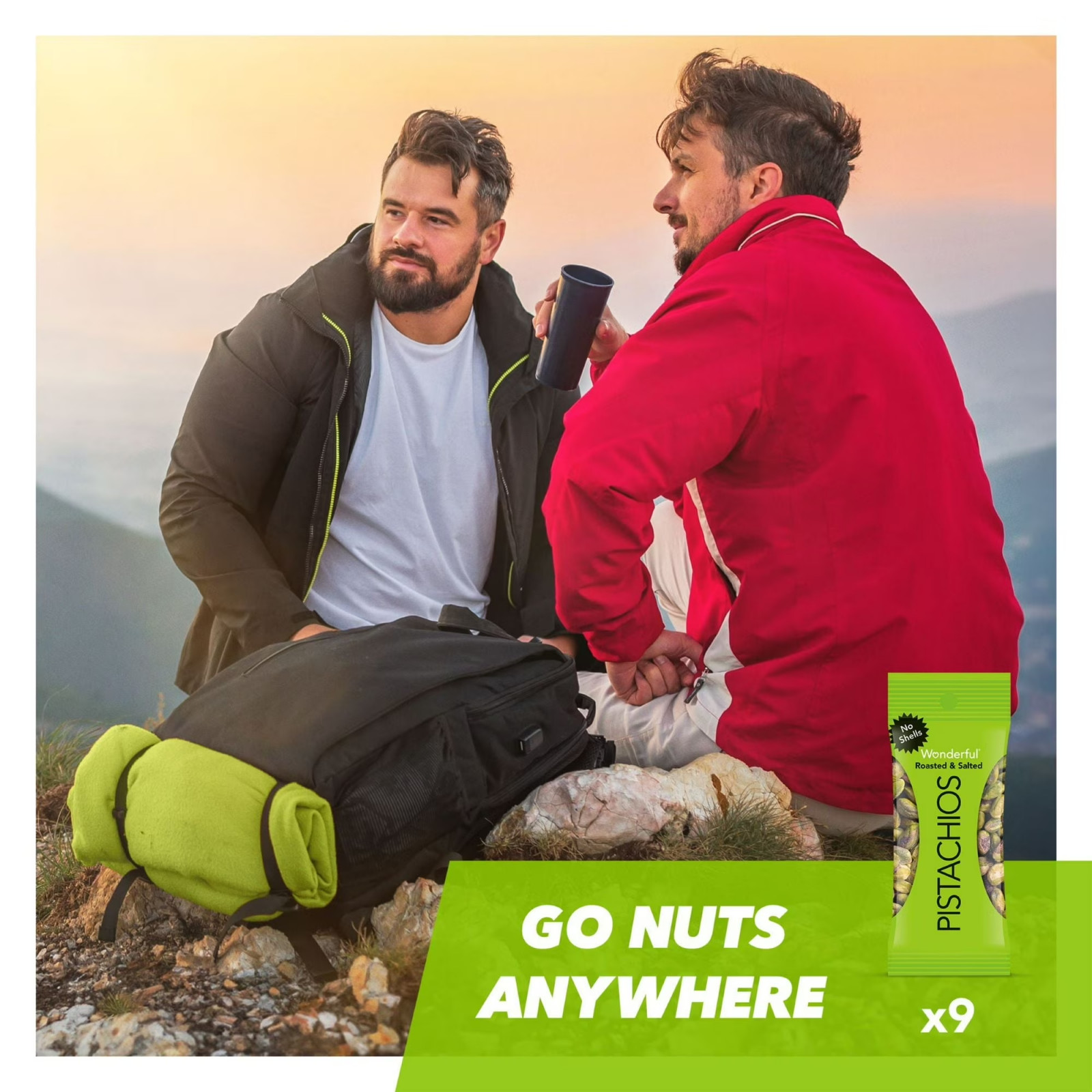 Wonderful Pistachios, No Shells Roasted & Salted Nuts, 0.75 Ounce Bags Pack of 9 gallery