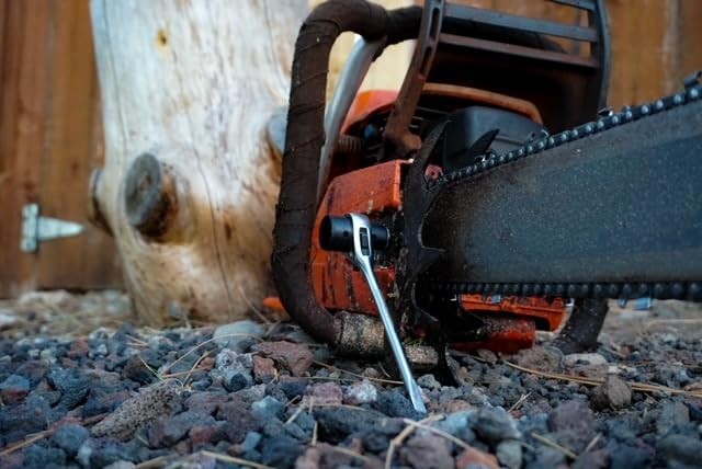 RatchetScrench Chainsaw Maintenance Tool – Dual 13 mm & 19 mm T-Bar Wrench – ... gallery