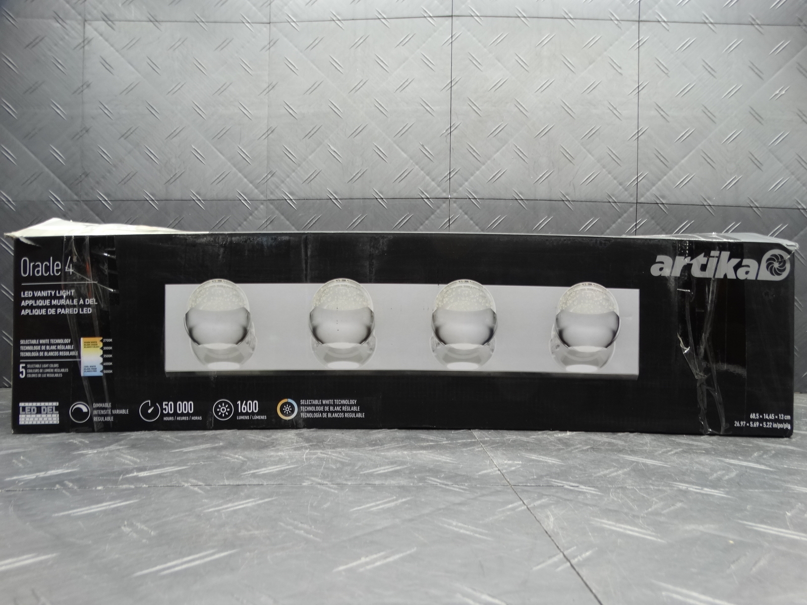 Artika Oracle 4 LED Vanity Light VAN4-OR5C-HD2CR (Open Box) gallery