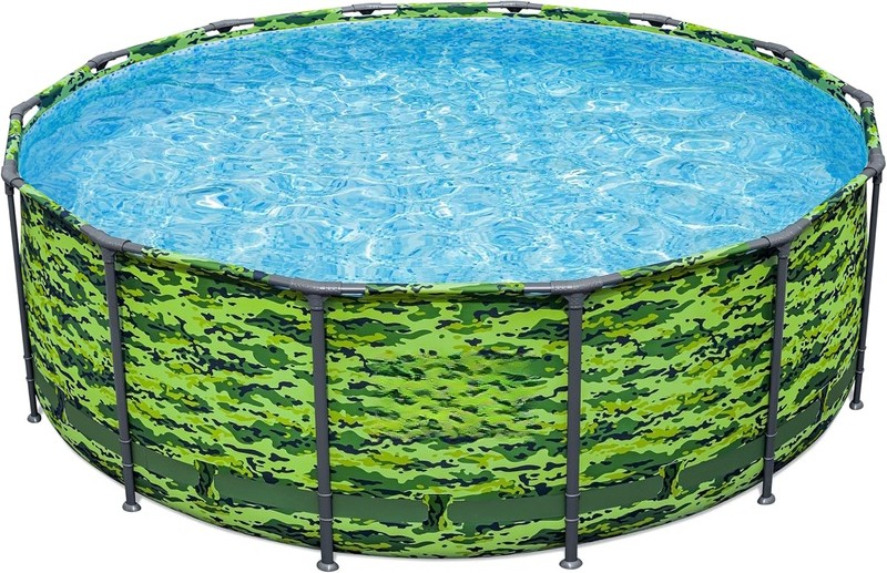 Steel Pro Max 14'X48 Camo Pool Set | Durable Construction, above Ground Pool gallery