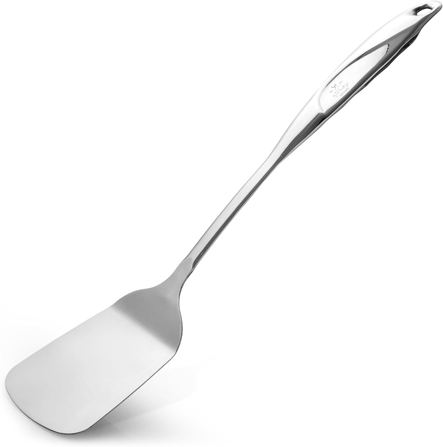 Premium Stainless Steel Metal Spatula - Cooking Spoon Turner - Durable Cooking gallery
