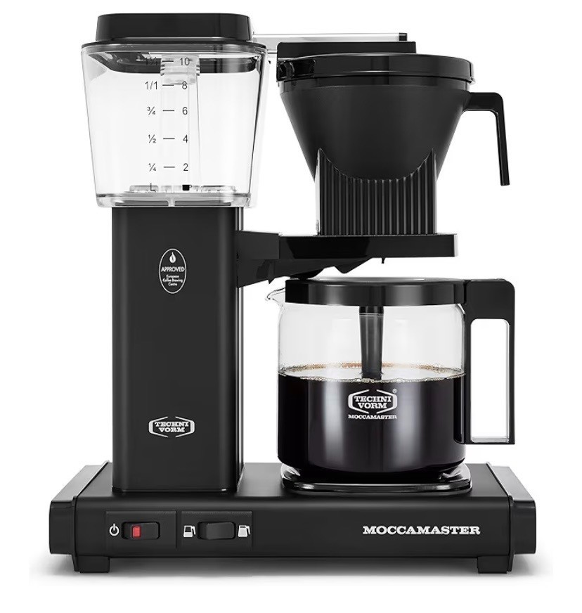 Moccamaster 53948 KBGV Select 10-Cup Coffee Maker, Matte Black, 40 ounce, READ gallery