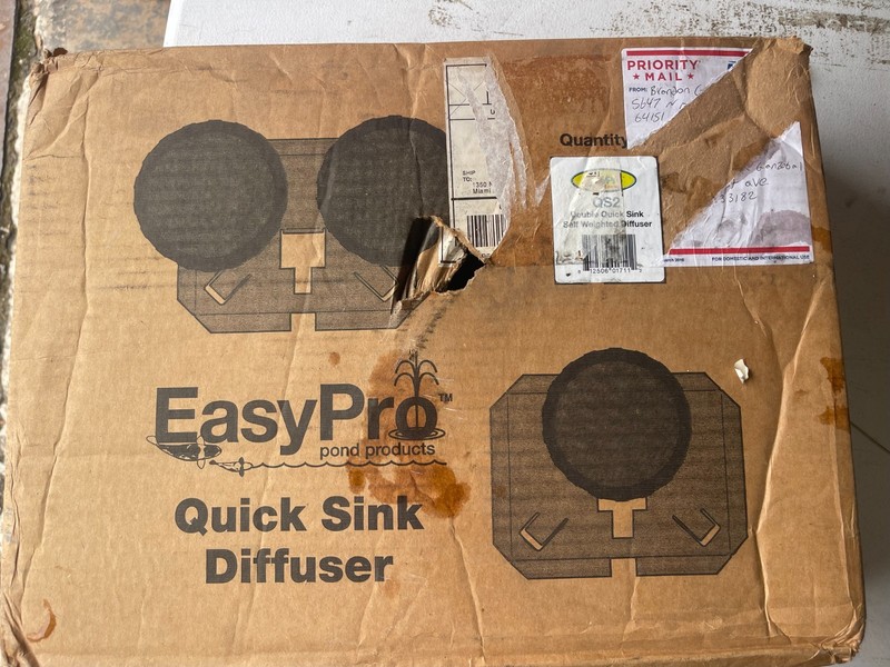 EasyPro QS2 Quick Sink Self Weighted Double Membrane Pond Lake Air Diffuser New gallery