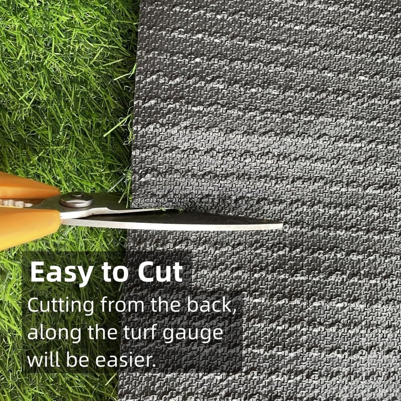 turfloid Artificial Grass Table Runner Rug 1 ft x 6 ft, 1 x 6 Green gallery
