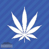 Pot Leaf Cannabis Vinyl Decal Sticker 420 Marijuana Weed gallery