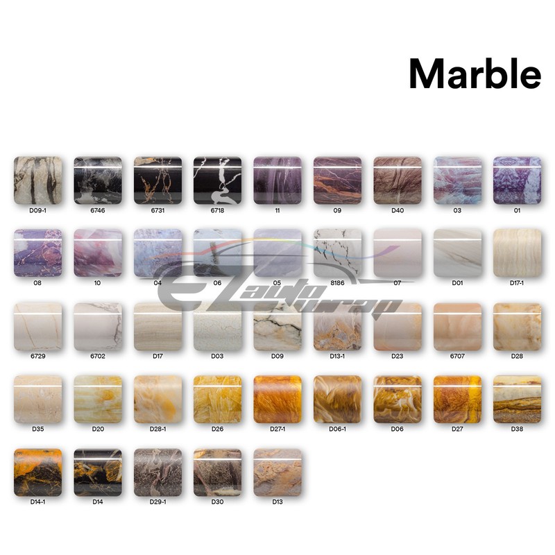 Gloss / Matte Marble Granite Effect Vinyl Wrap Self Adhesive Counter Top Home gallery