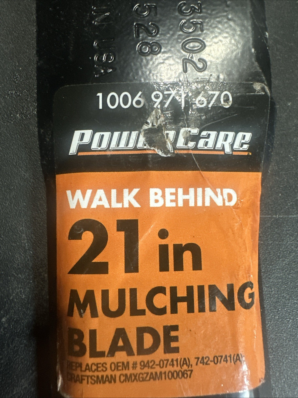Powercare 21 in. Mulching Blade for Many MTD, Cub Cadet, Troy-Bilt and Craftsman gallery