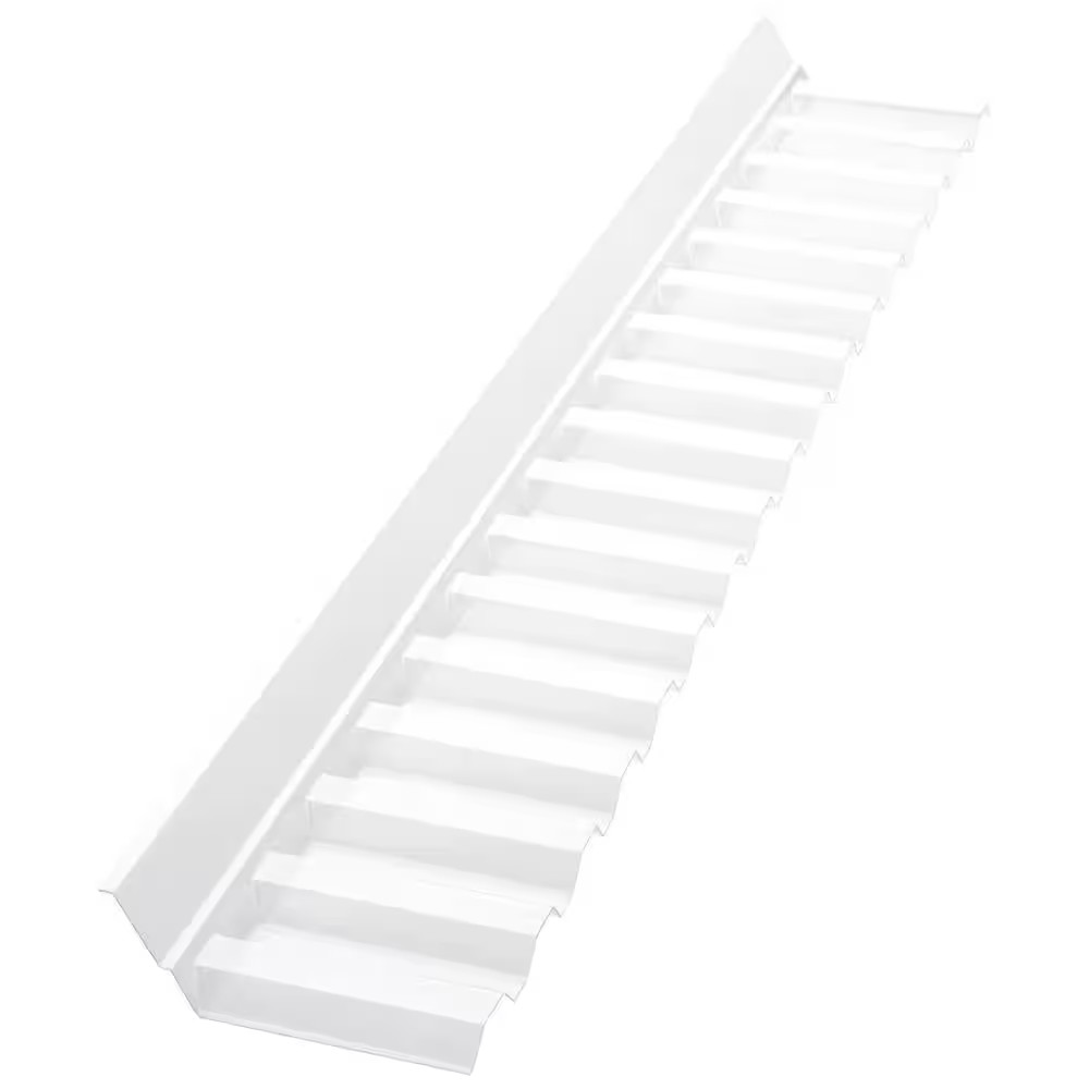 4 Ft. Polycarbonate Wall Connector Flashing in Clear