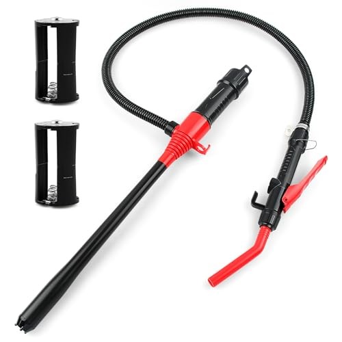 Battery-Powered Transfer Pump - Portable Electric Siphon for Gas, Diesel gallery