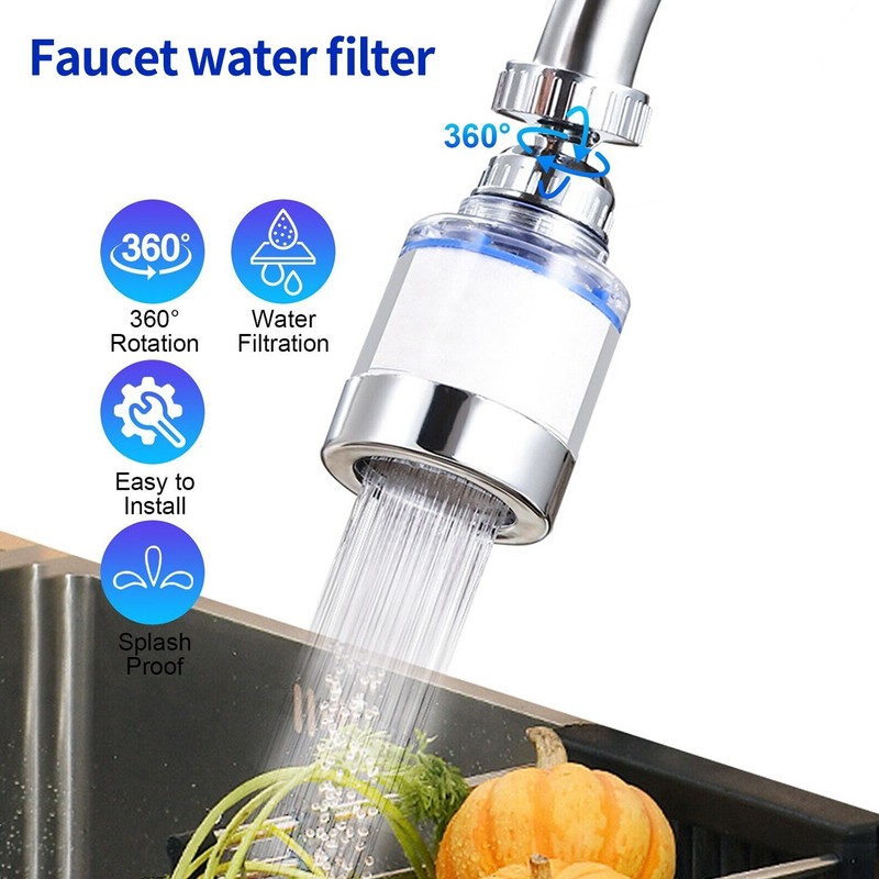 Faucet Water Filter Tap Filtration Kitchen Bathroom Sink Mount Purifier System gallery