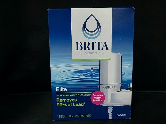 For Brita Elite Faucet Mount Filtration System Chrome Removes 99% Lead gallery