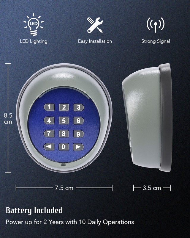 CO-Z Wireless keypad Remote Operator Panel forSliding Gate Opener Home Security gallery