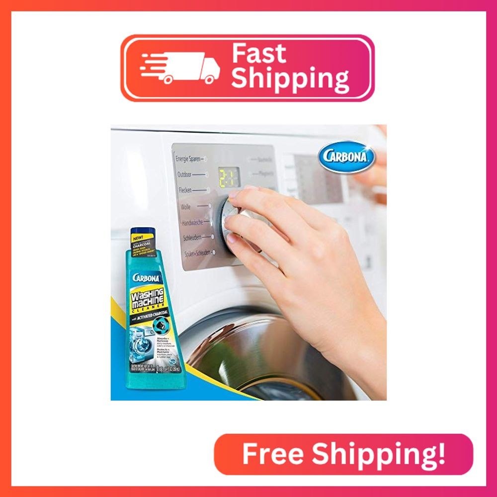 Carbona Washing Machine Cleaner with Activated Charcoal | Removes Odor-Causing R gallery