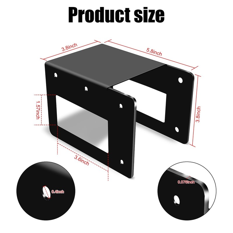 4 Pack Firewood Log Storage Rack Bracket,Indoor Outdoor Adjustable Heavy Duty gallery