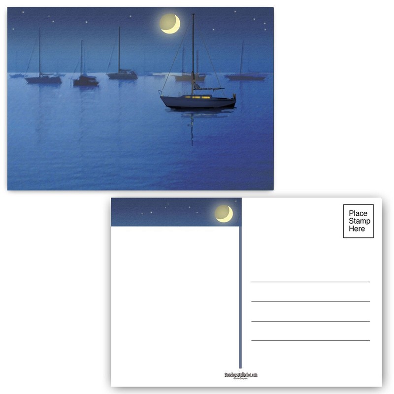 Boating Postcards | 40 Pack All Occasion Postcards | Marina Postcards-17109 gallery