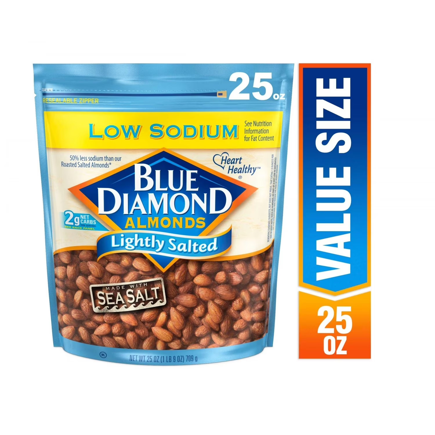 Blue Diamond Almonds, Lightly Salted Snack Almonds perfect for lunches and on-th gallery