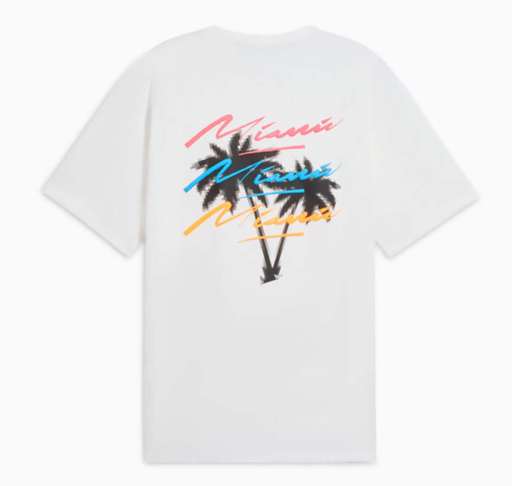 Puma Ferrari Miami GP Graphic Tee White gallery