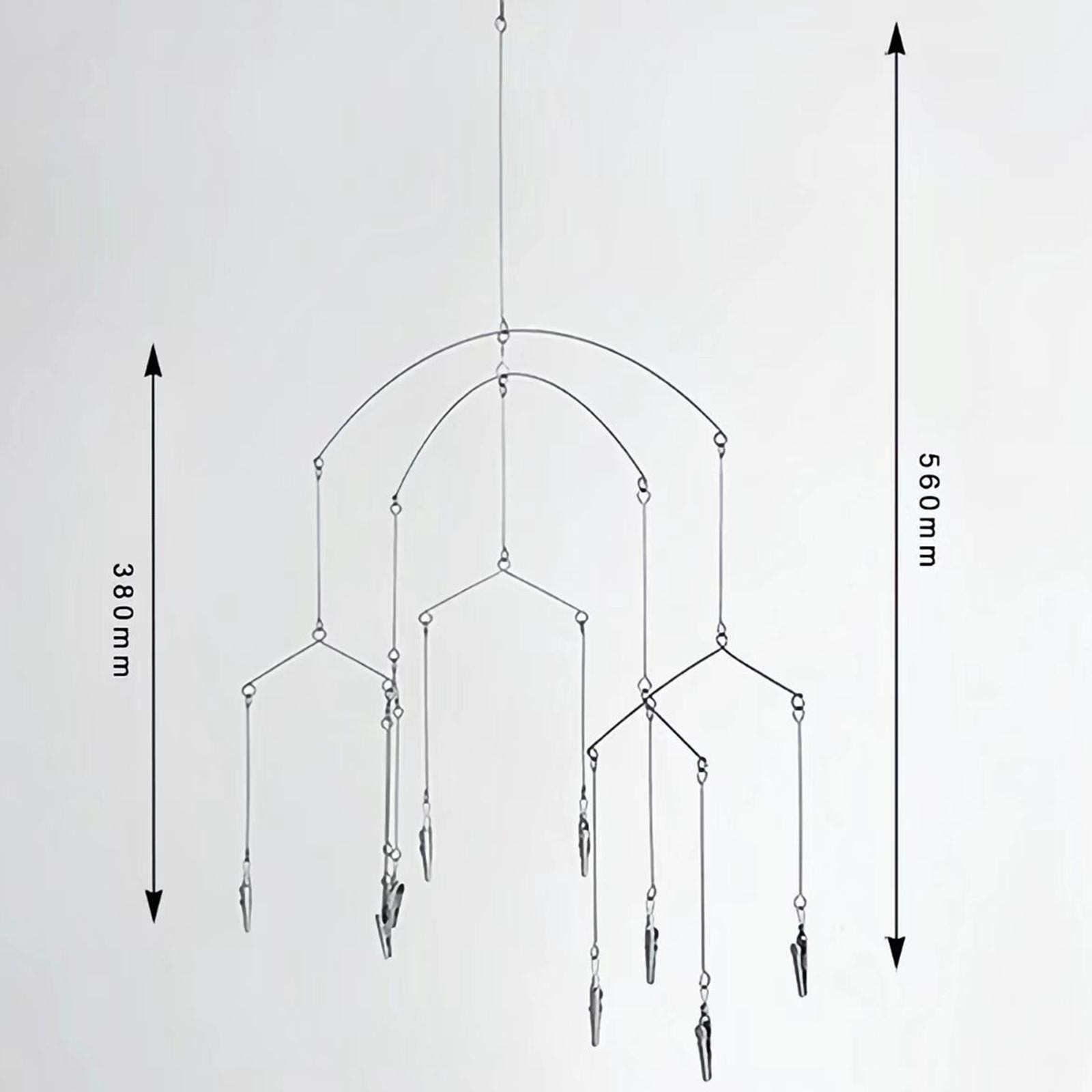 Hanging Photo Display Photo Mobile Modern Creative DIY Gift Metal Picture Clip gallery