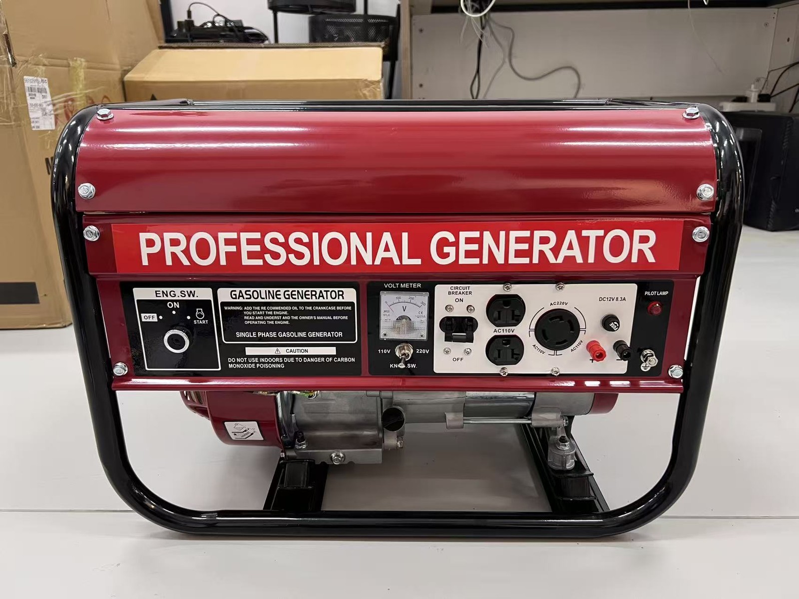 5000W Portable Generator Gas Powered 4 Stroke for Home Backup Construction gallery