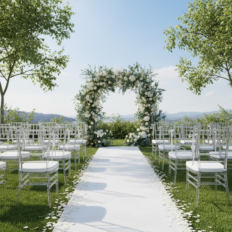 3pack Acrylic Stackable Chiavari Dining Chair, Clear Party Chair Fully Assembled gallery