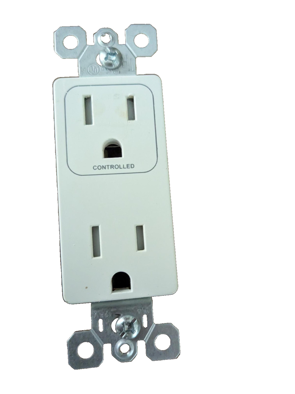 PCS PulseWorx UPB Split Duplex Wall Receptacle, White (RM1-15-W) gallery