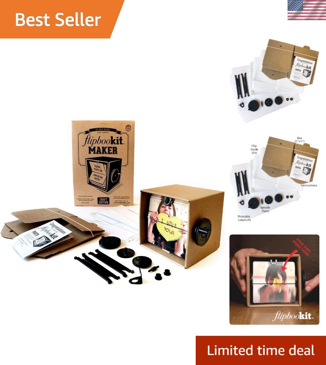 Craft Your Story: Customizable Hand-Cranked Movie Machine Kit for All Ages gallery