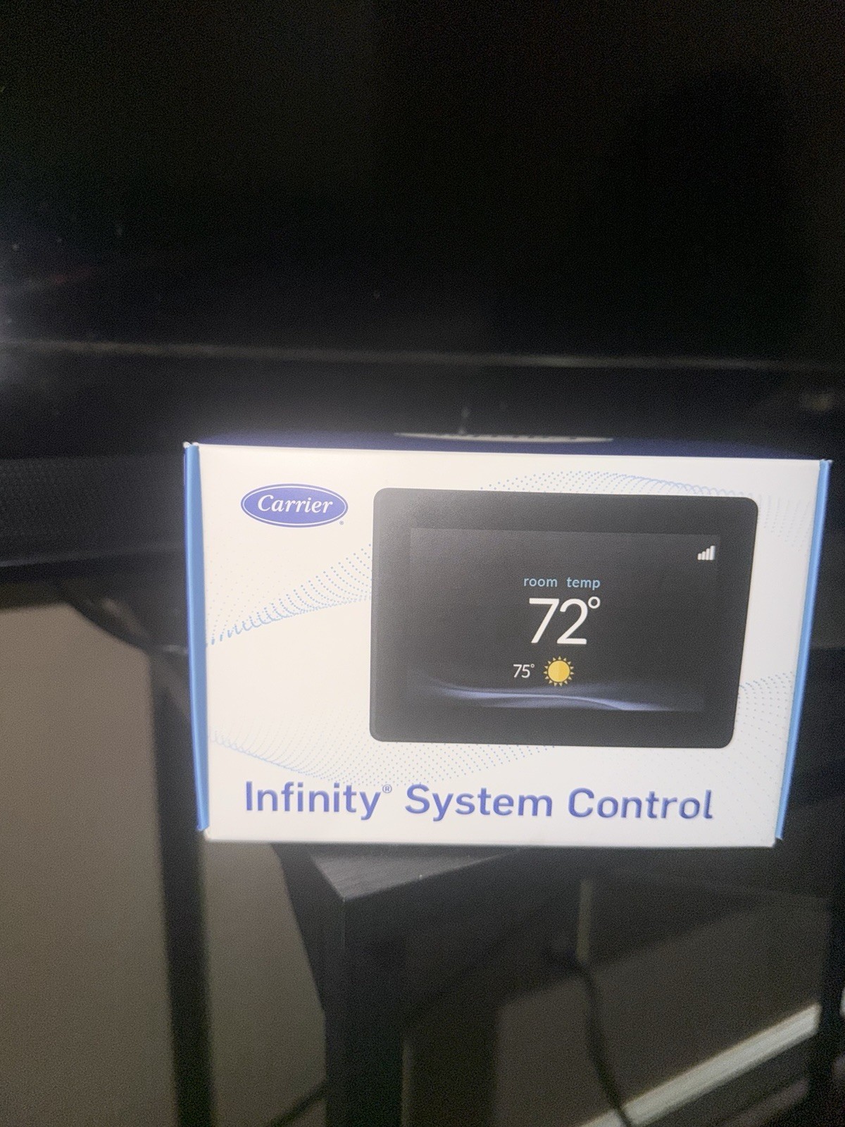 Carrier Infinity System Control Wi‑Fi Programmable Thermostat Alexa (Black) gallery