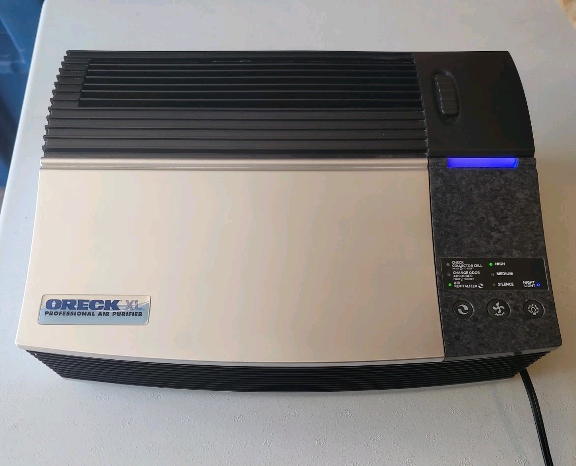 ORECK XL Professional Air Purifier Type 1 Model Airps Silver Tested Working gallery