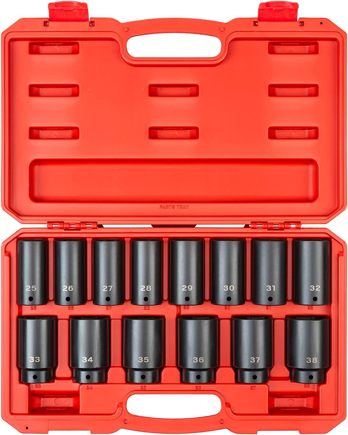 TEKTON 1/2 Inch Drive Deep 6-Point Impact Socket Set,14-Piece (25-38mm) SID92333 gallery