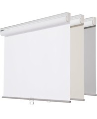 Persilux Cordless Window Shades Roller Blinds (35″ W x 72″ H, White) 100%