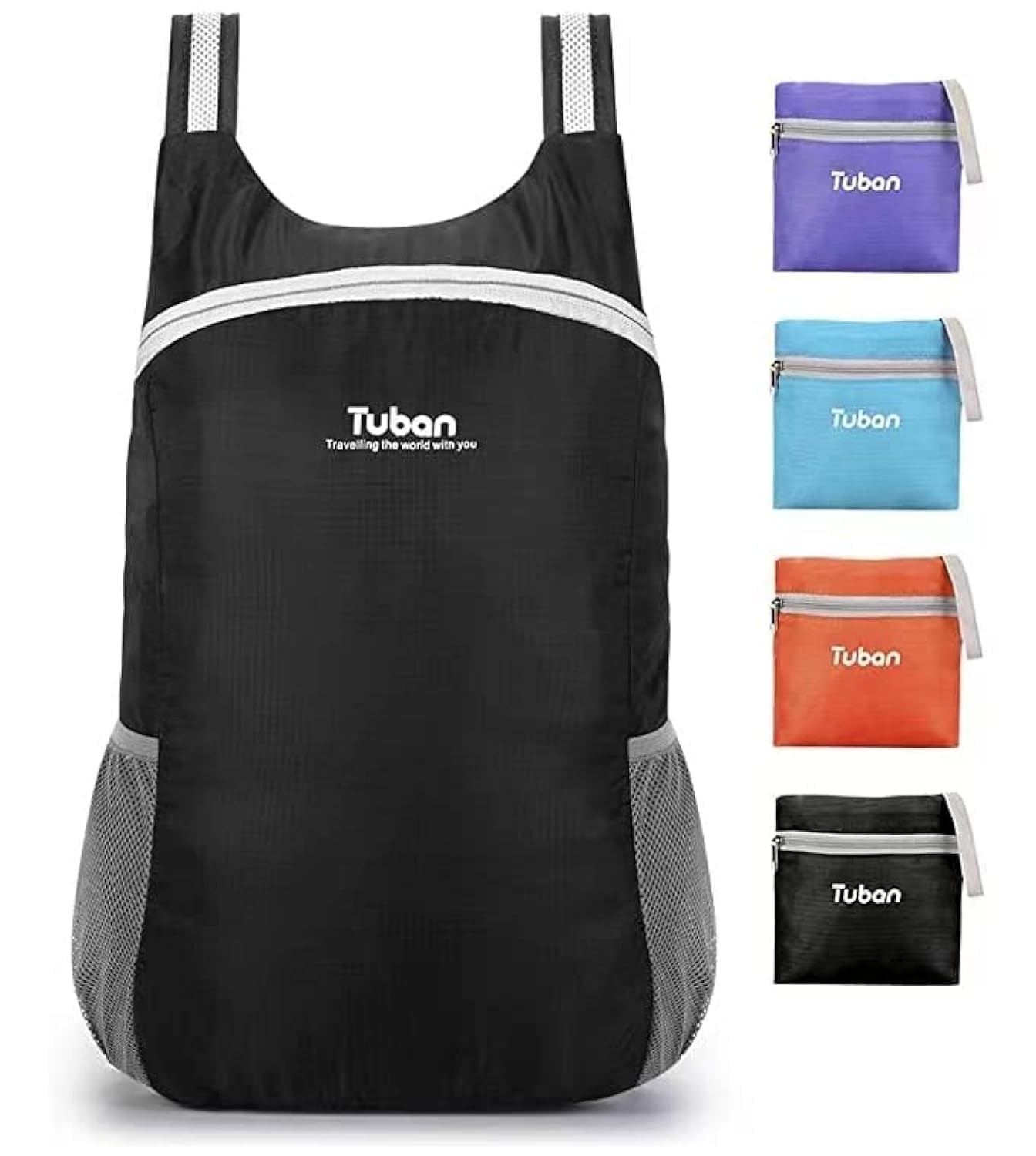 Ultra Lightweight Water Resistant Packable Backpack for Travel Camping