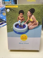 Sun Squad Inflatable Mini Pool for children 27” Diameter