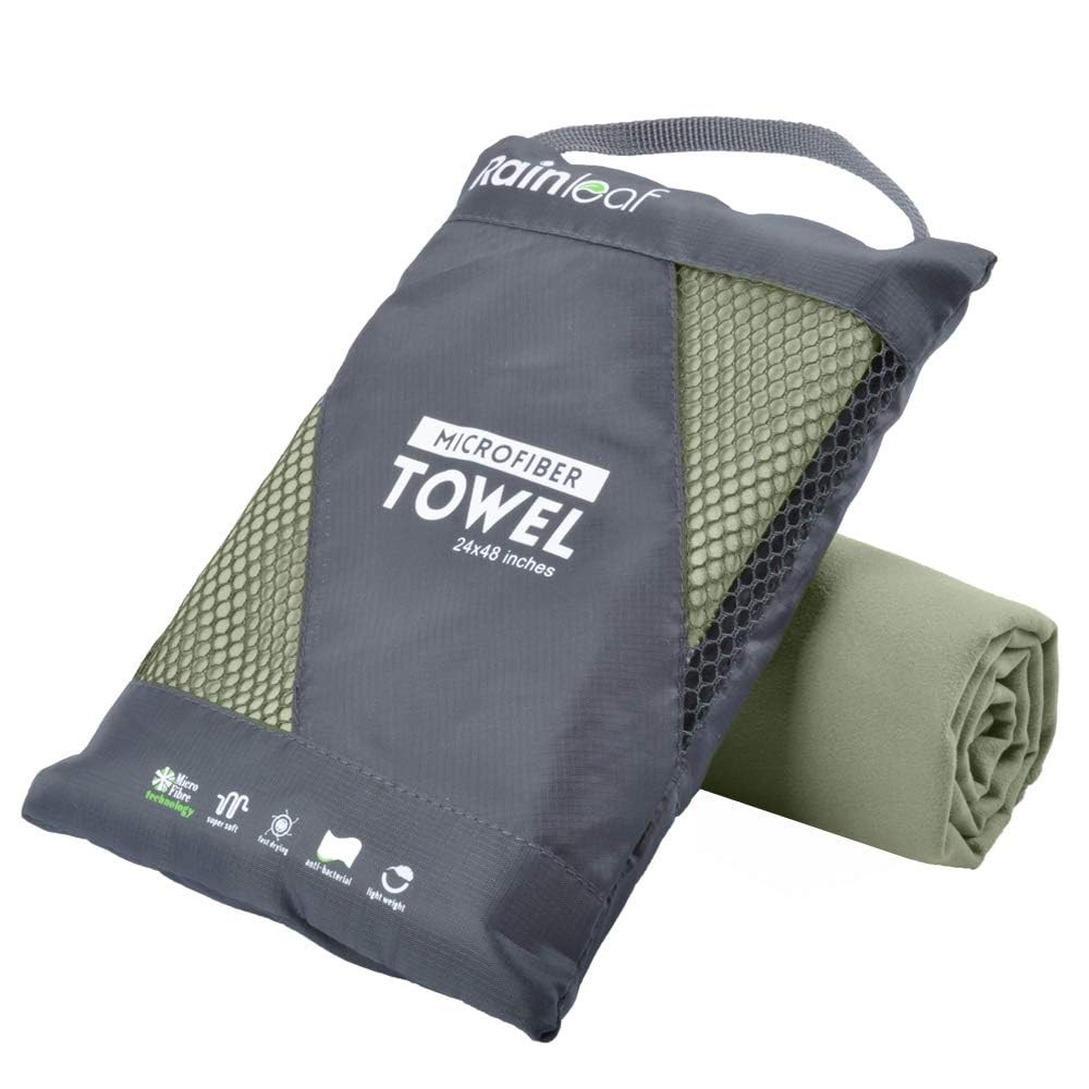 Rainleaf Microfiber Towel Perfect Travel & Gym & Camping Towel. Quick Dry - S... gallery