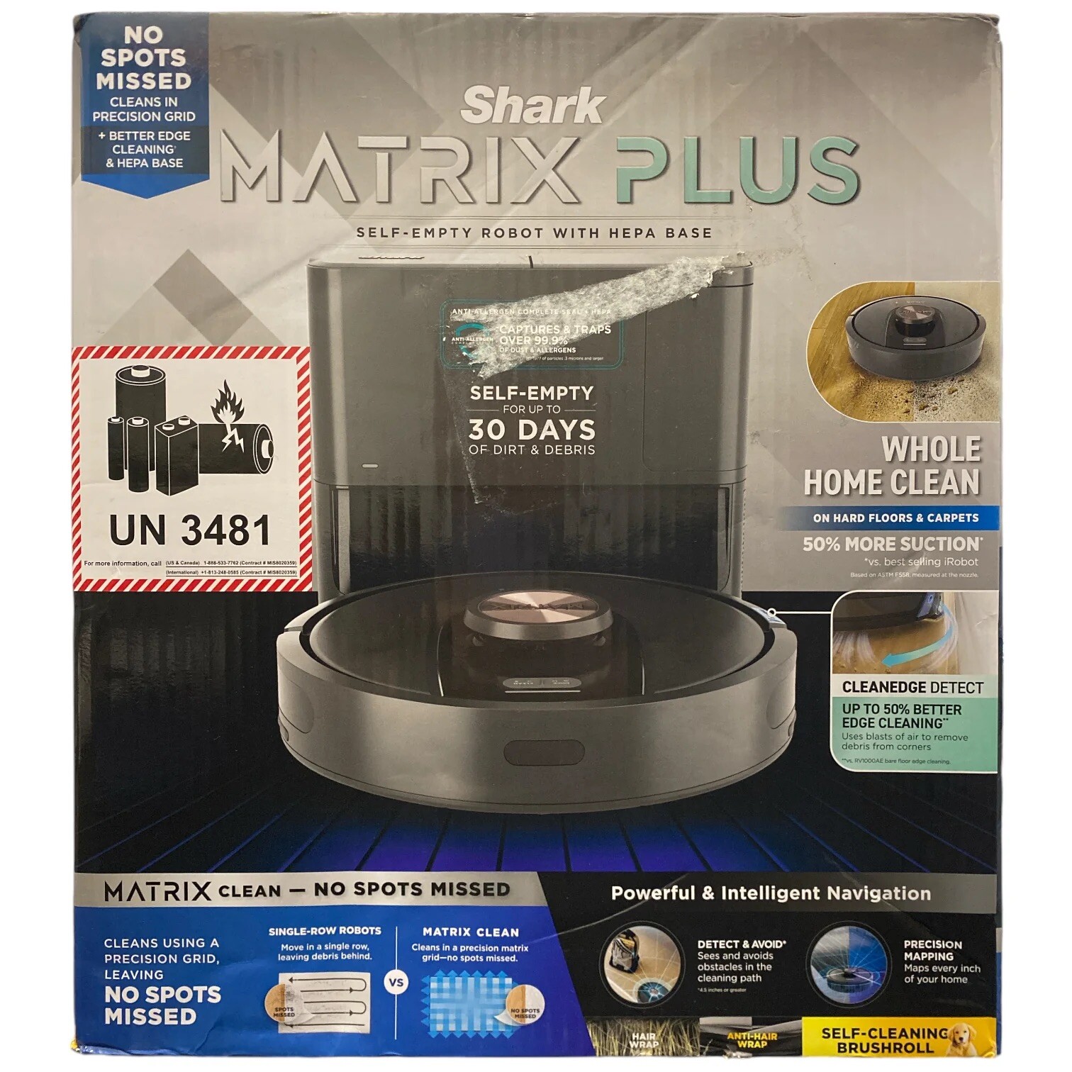 *BRAND NEW IN BOX* Shark Matrix Plus Robot Vacuum with Self-Empty HEPA Base gallery