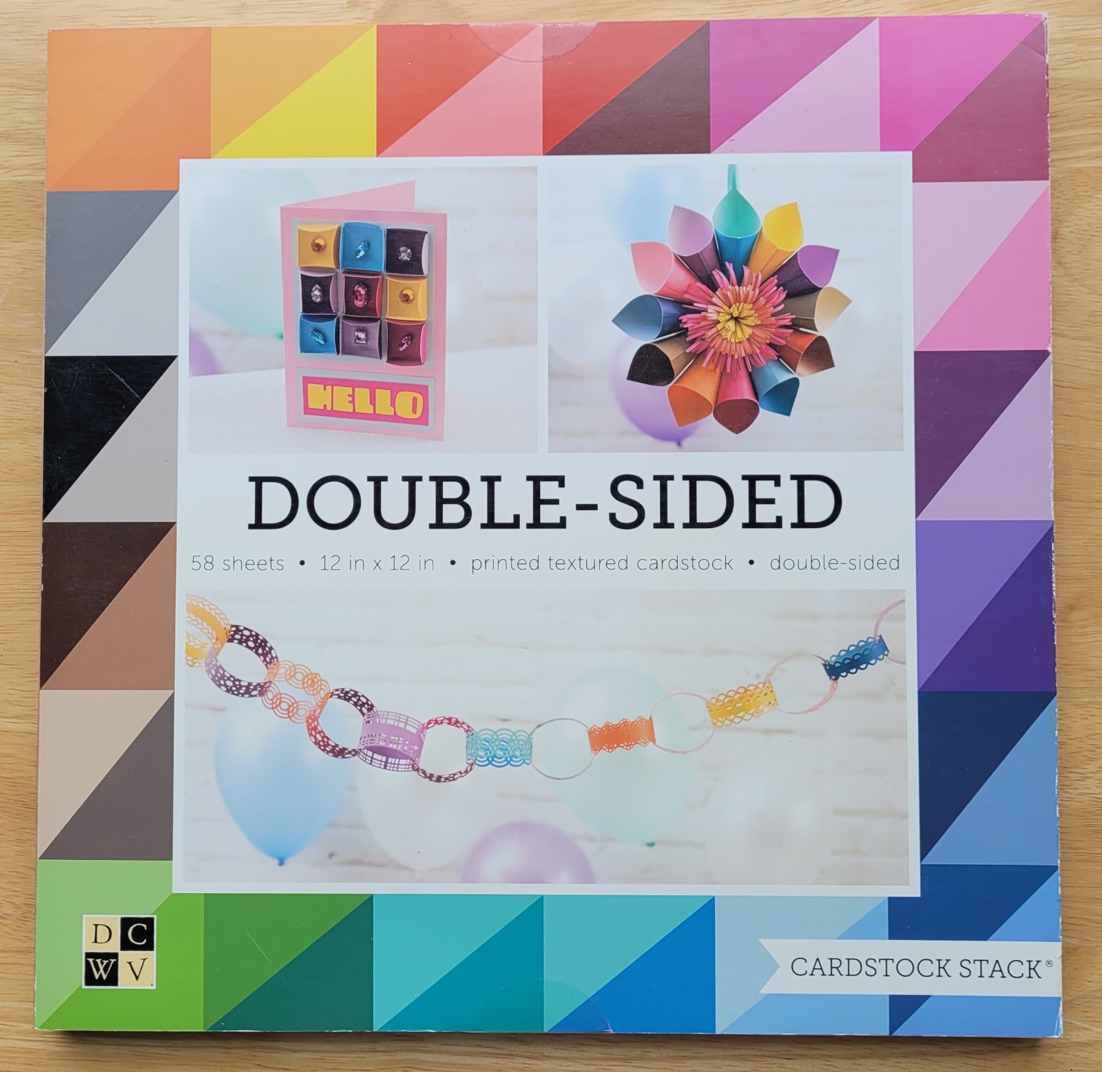 New DCWV Double Sided Cardstock Stack, Textured, 58 Sheets, 12 x 12 Card Making gallery