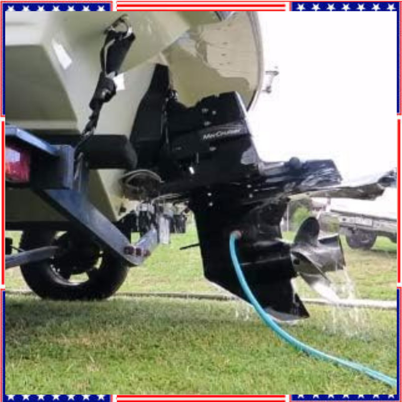 Universal Rectangular Outboard Motor Flusher Marine Boat Engine Ear Muff gallery