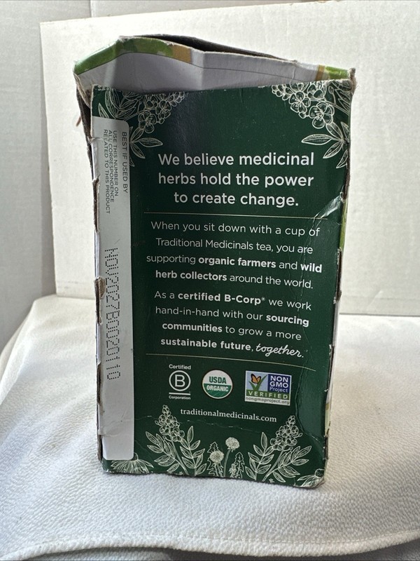 Organic Dandelion Leaf And Root Tea Caffeine Free 16 Ba Exp.11/27 FREE SHIPPING gallery