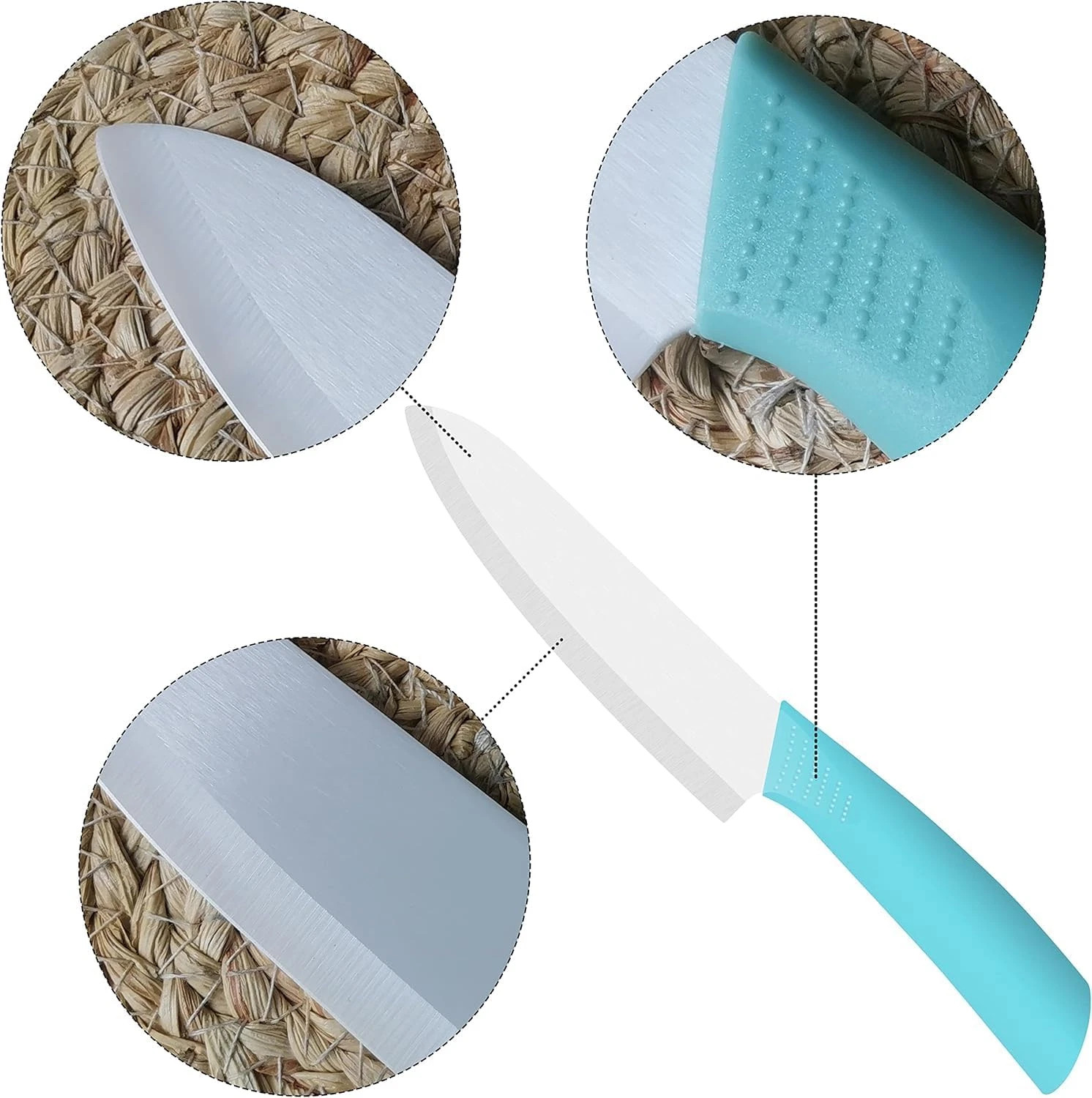 7-1/4 Inch Ceramic Chef Knife Ultra-Sharp Kitchen Knife for Fruits & Vegetables gallery