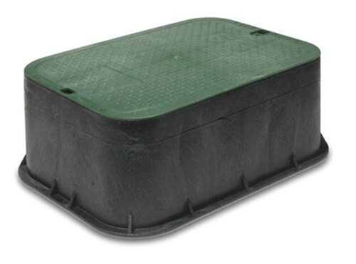 NDS 115 12" x 17" x 6" Rectangular Sprinkler Valve Box Extension with Cover gallery
