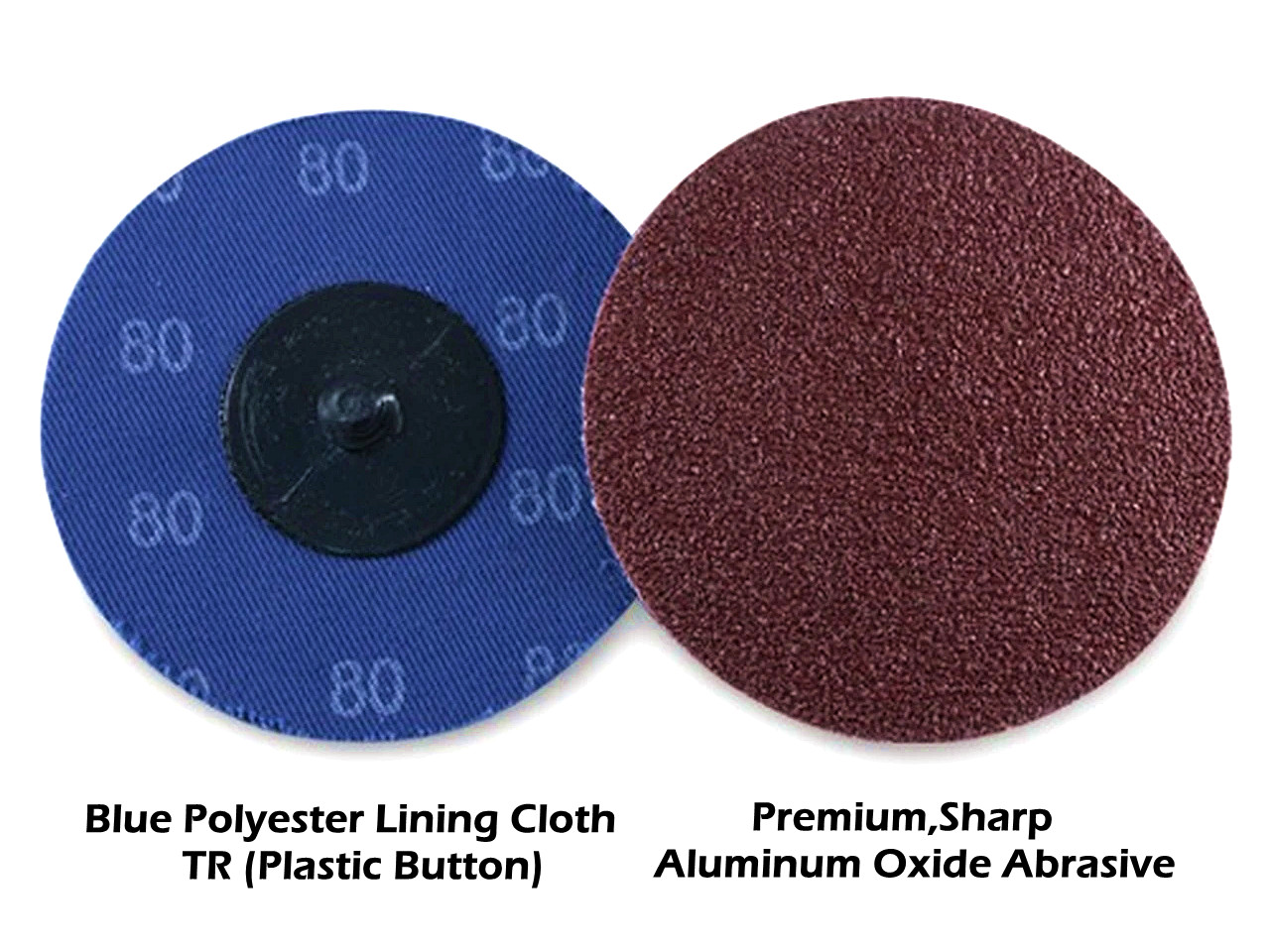 25PCS 3 inch Roll Lock Die Grinder Sanding Disc 80 Grit Quick Change for Drill gallery