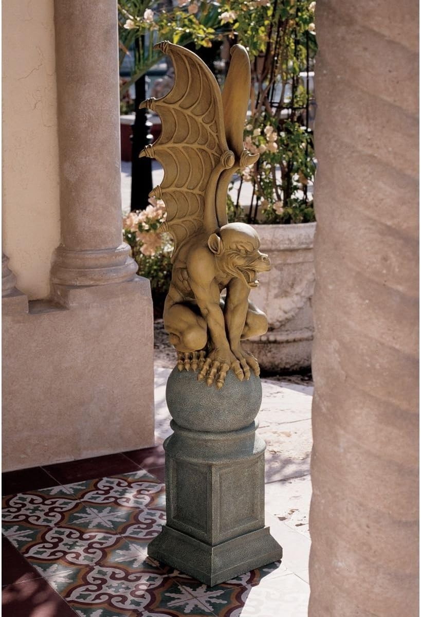Talysus Terrible Gargoyle Statue Gothic Dragon Sculpture Home Garden Decor gallery