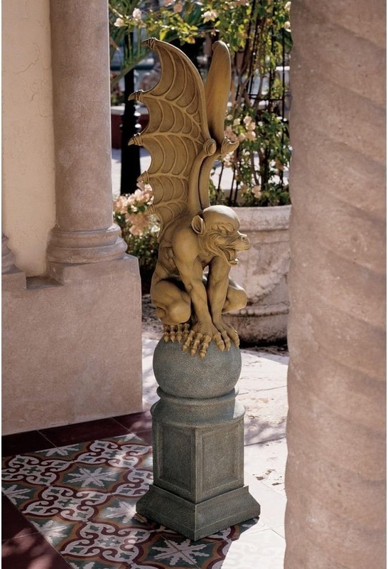 Talysus Terrible Gargoyle Statue Gothic Dragon Sculpture Home Garden Decor gallery