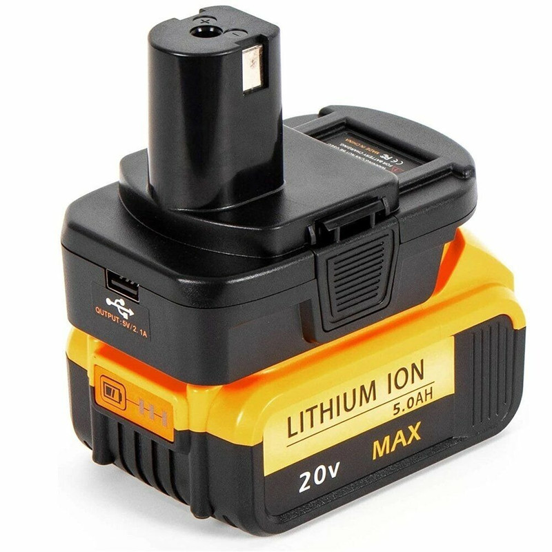 Converter For Dewalt Battery Adapter For Milwaukee 18V To For Ryobi 18V DM18RL gallery