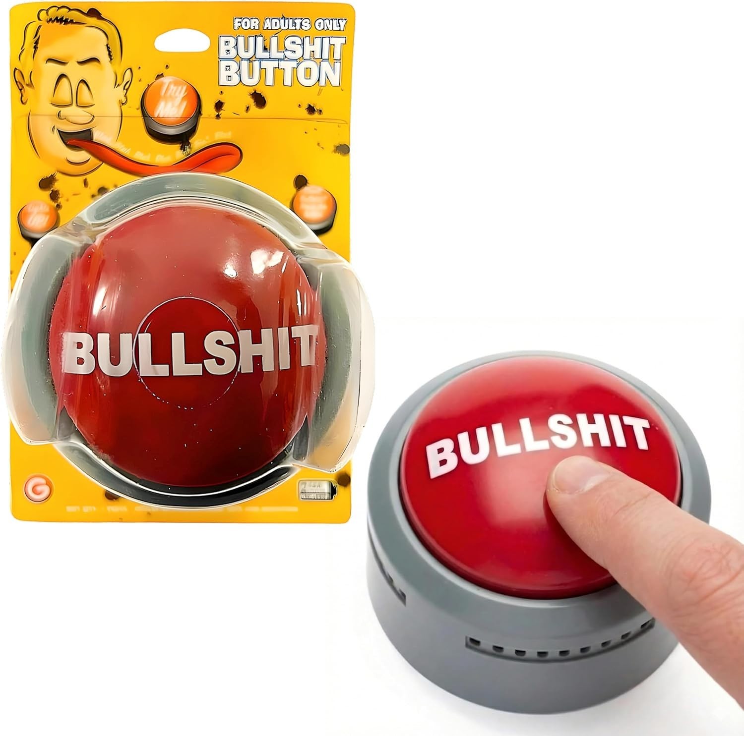 Giant Red BS Button – Hilarious Gift with Lights & Sounds – Batteries Included gallery