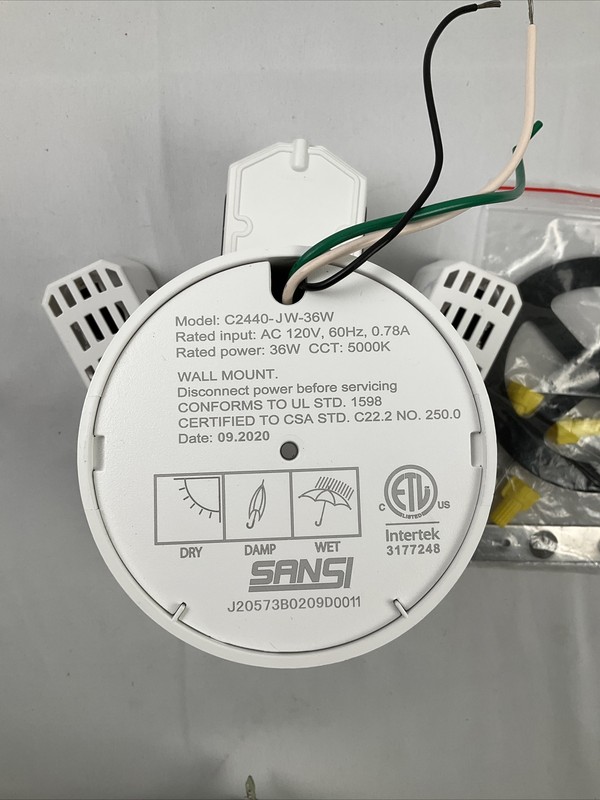 SANSI 36W LED Motion Sensor Security Light 3600lm Dusk to Dawn Floodlight3600 gallery