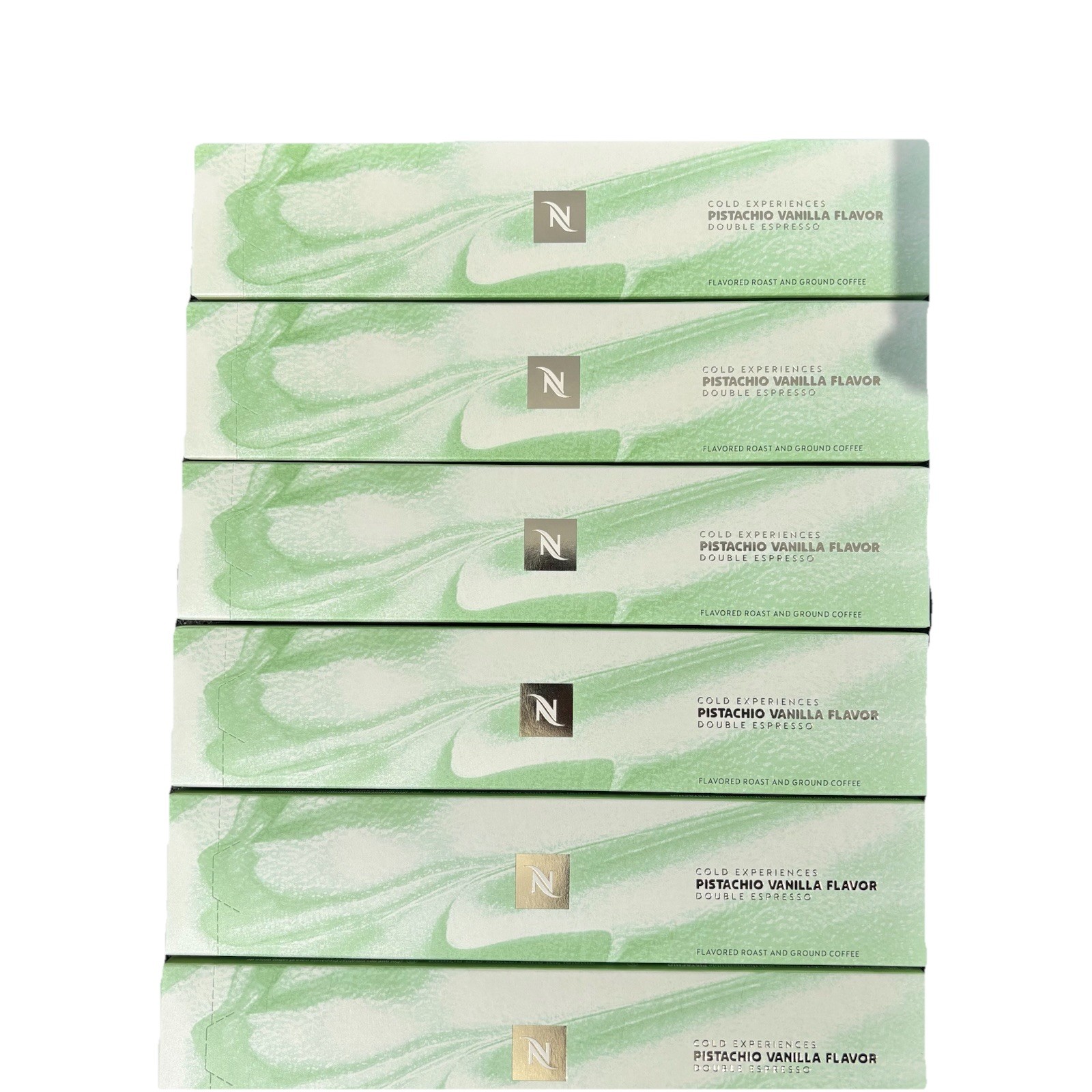 Nespresso Vertuo Pistachio Vanilla Over Ice Double Espresso Pods 60ct/6 sleeves gallery